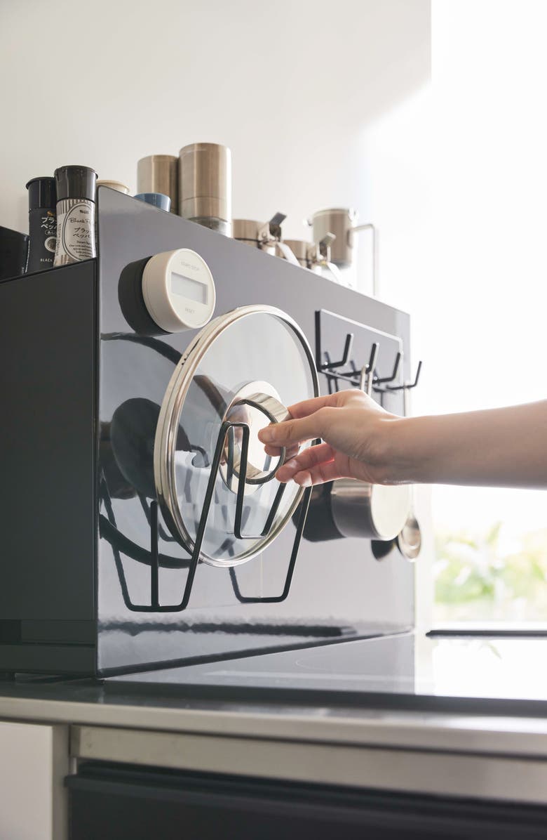 Yamazaki Sliding Drawer Seasoning Rack, Alternate, color, Black