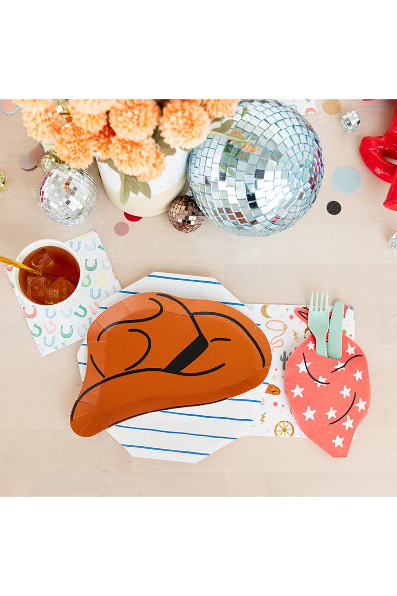 Yeehaw Large "Cowboy" Napkins, Alternate, color, Assorted Pre-Pack