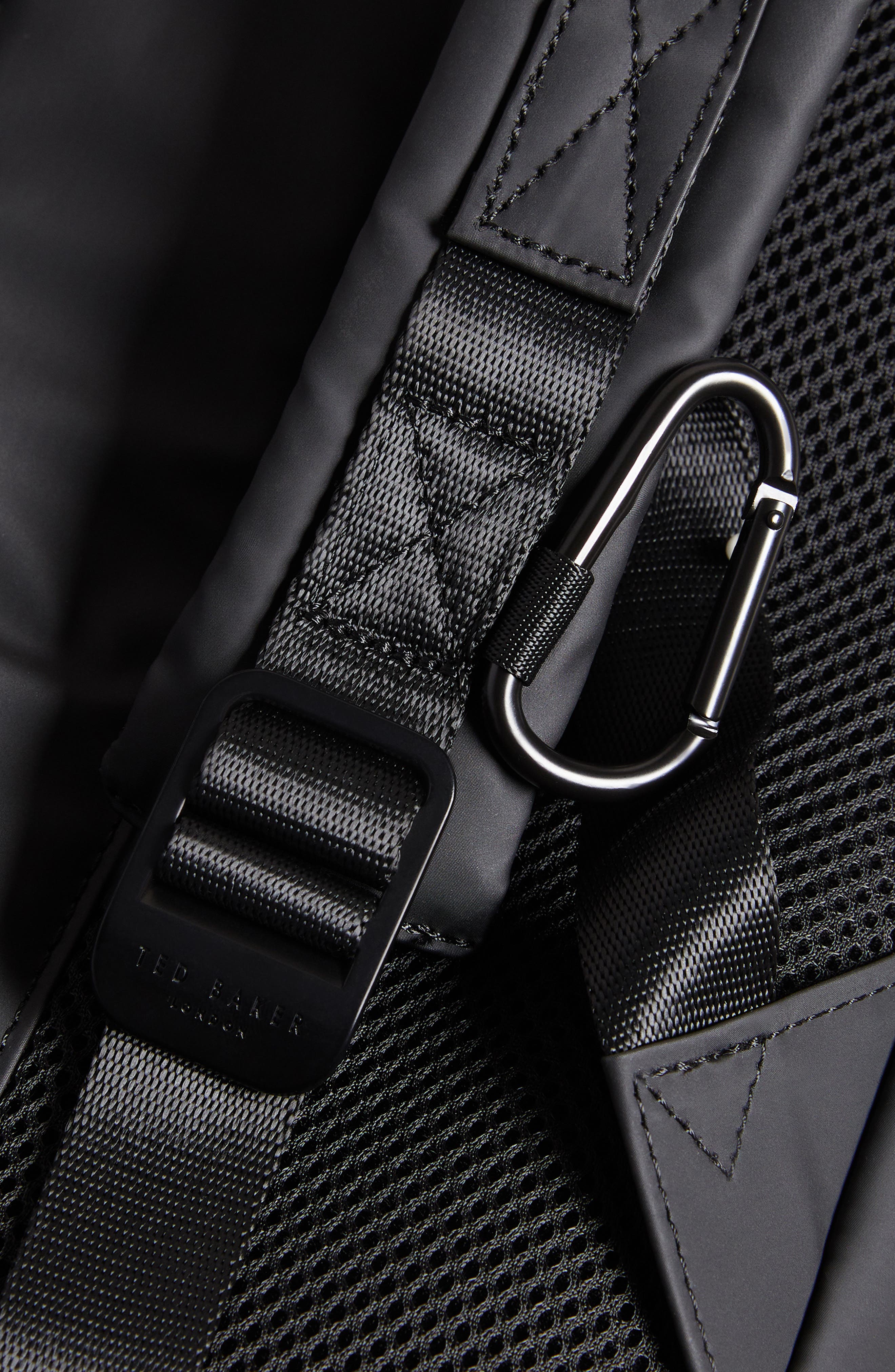 Ted Baker London Clime Rubberized Rolltop Backpack, Alternate, color, 