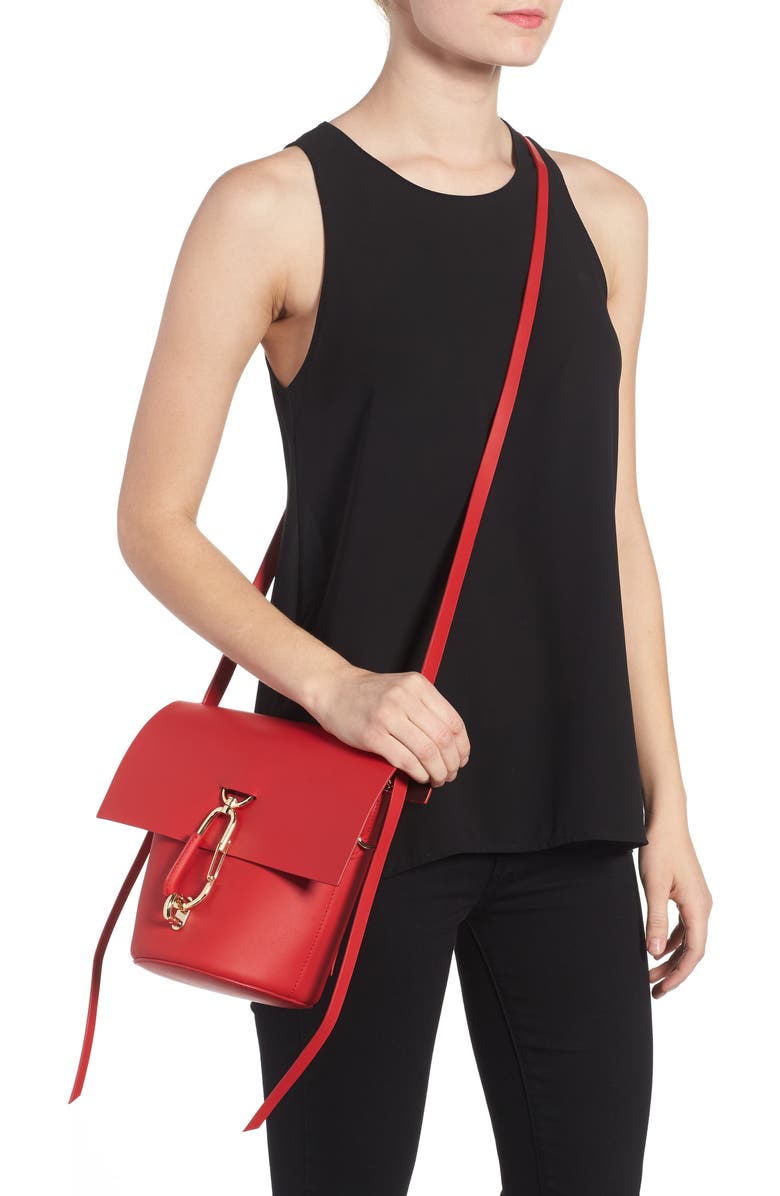 ZAC Zac Posen Belay Leather Crossbody Bucket Bag, Alternate, color,