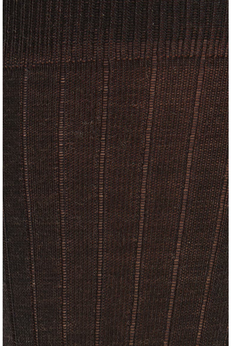 Merino Wool Blend Dress Socks, Alternate, color, BROWN