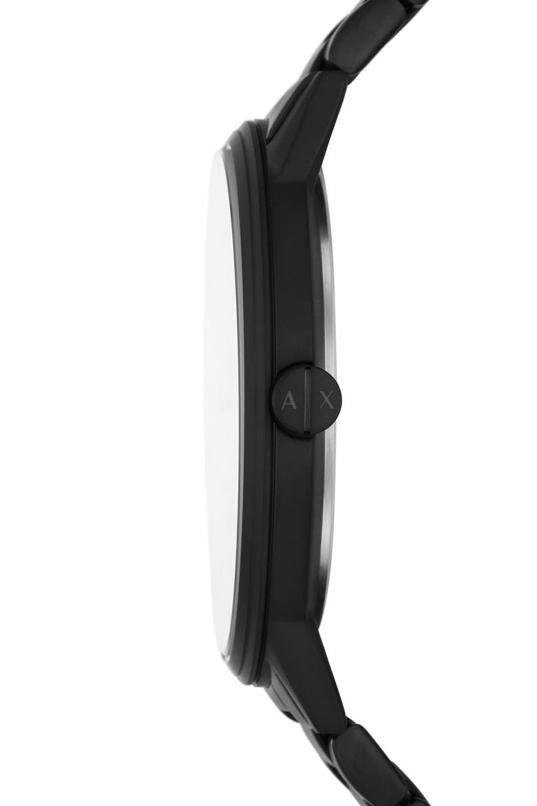 Cayde Quartz Bracelet Watch, 42mm, Alternate, color, BLACK