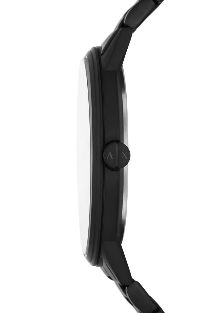 AX Armani Exchange Cayde Quartz Bracelet Watch, 42mm, Alternate, color, Black