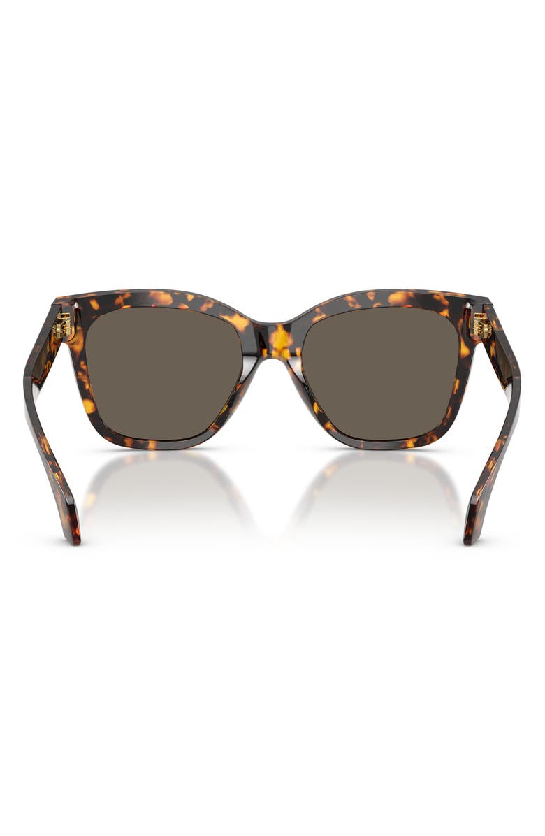 Versace 55mm Square Sunglasses, Alternate, color, Havana Yellow / Brown