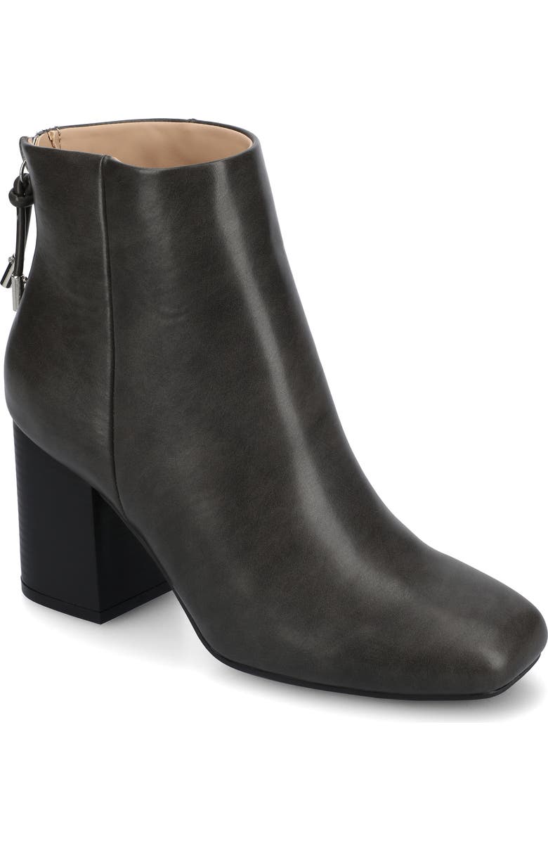 Journee Collection Audrina Tru Comfort Foam Bootie, Main, color, Charcoal