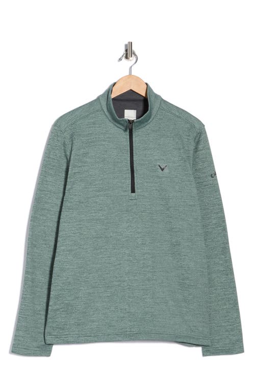 Callaway Fleece Quarter Zip Golf Base Layer In Green