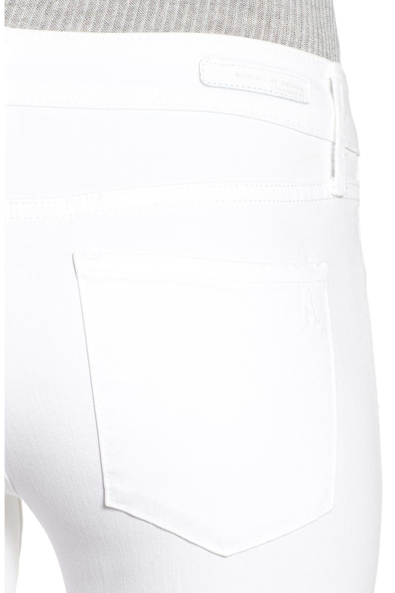 'Mya' Skinny Jeans, Alternate, color, WHITE