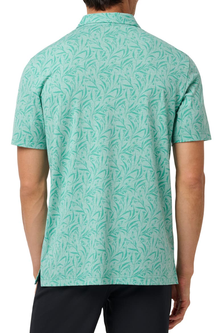 Sands Performance Jersey Polo, Alternate, color, HEATHER BRIGHT AQUA