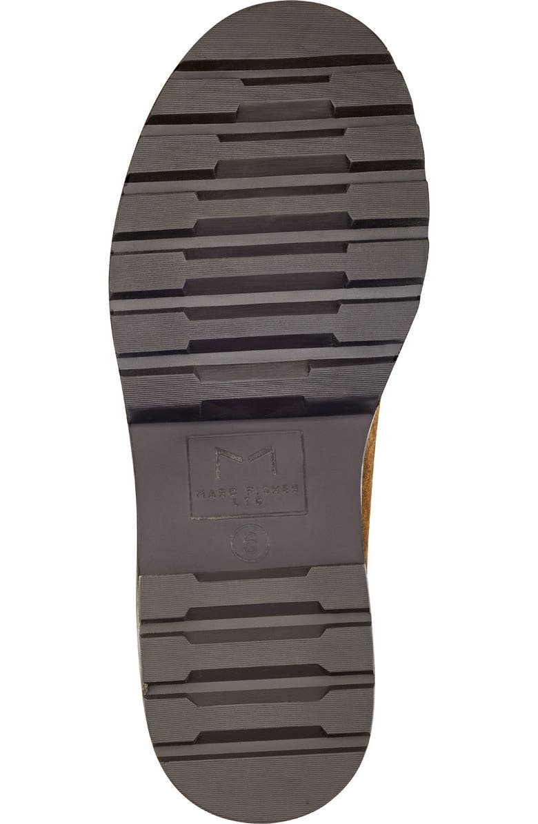 Marc Fisher LTD Capell Genuine Shearling Cuff Lace-Up Boot, Alternate, color,