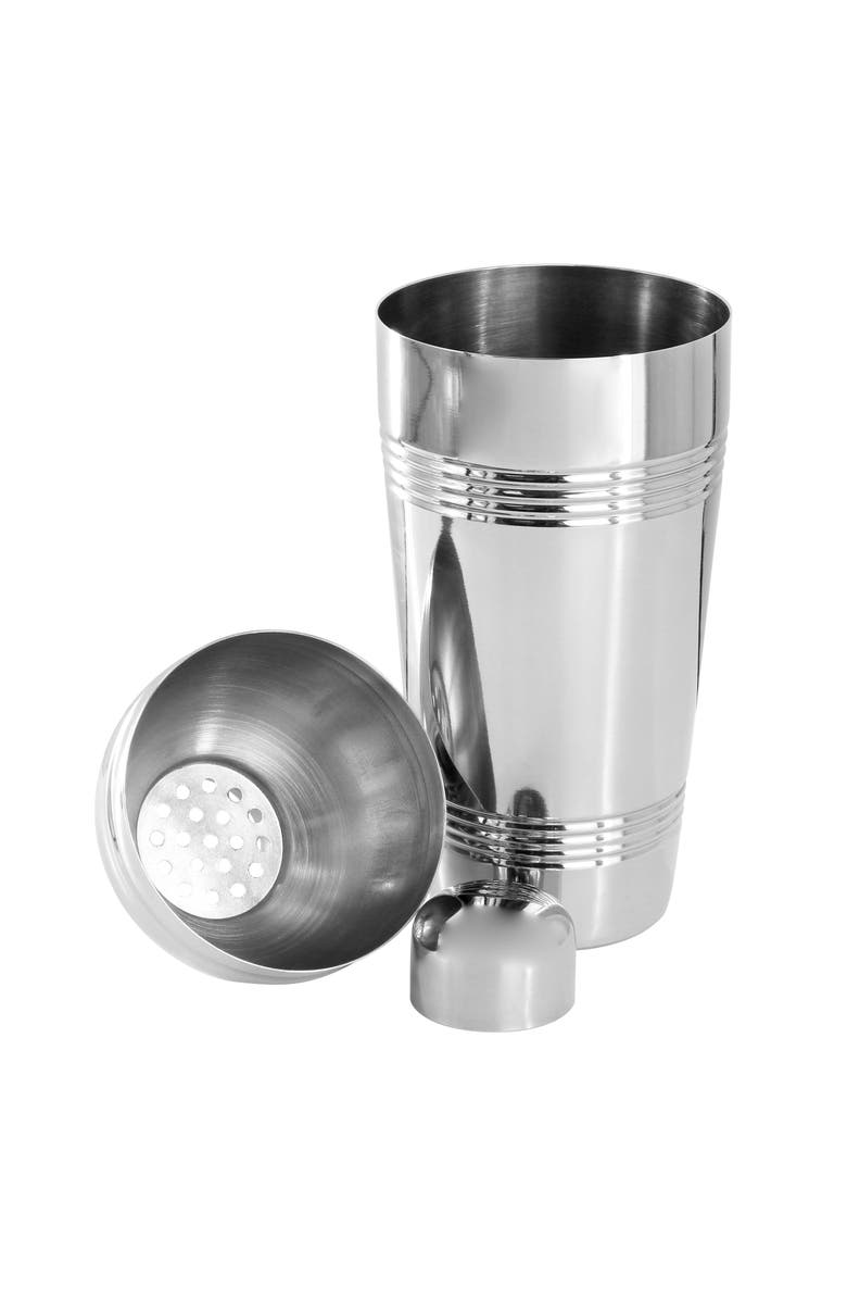 OSTER Baldwyn Stainless Steel 25.4 Ounce Cocktail Shaker, Alternate, color, Metallic Silver