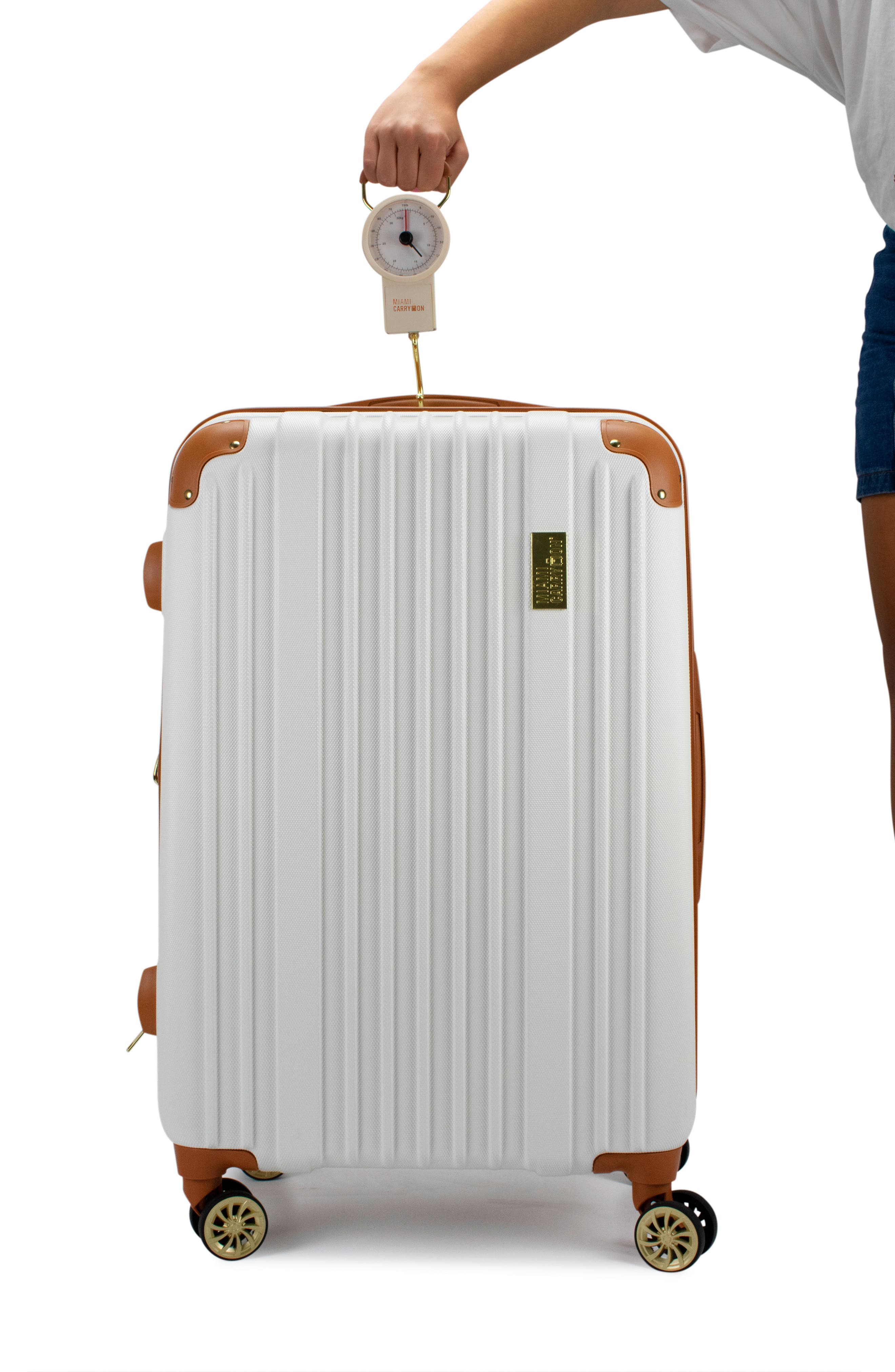 Miami Carry On Essential Organizational 8 Piece Travel Kit, Alternate, color, Black+Beige