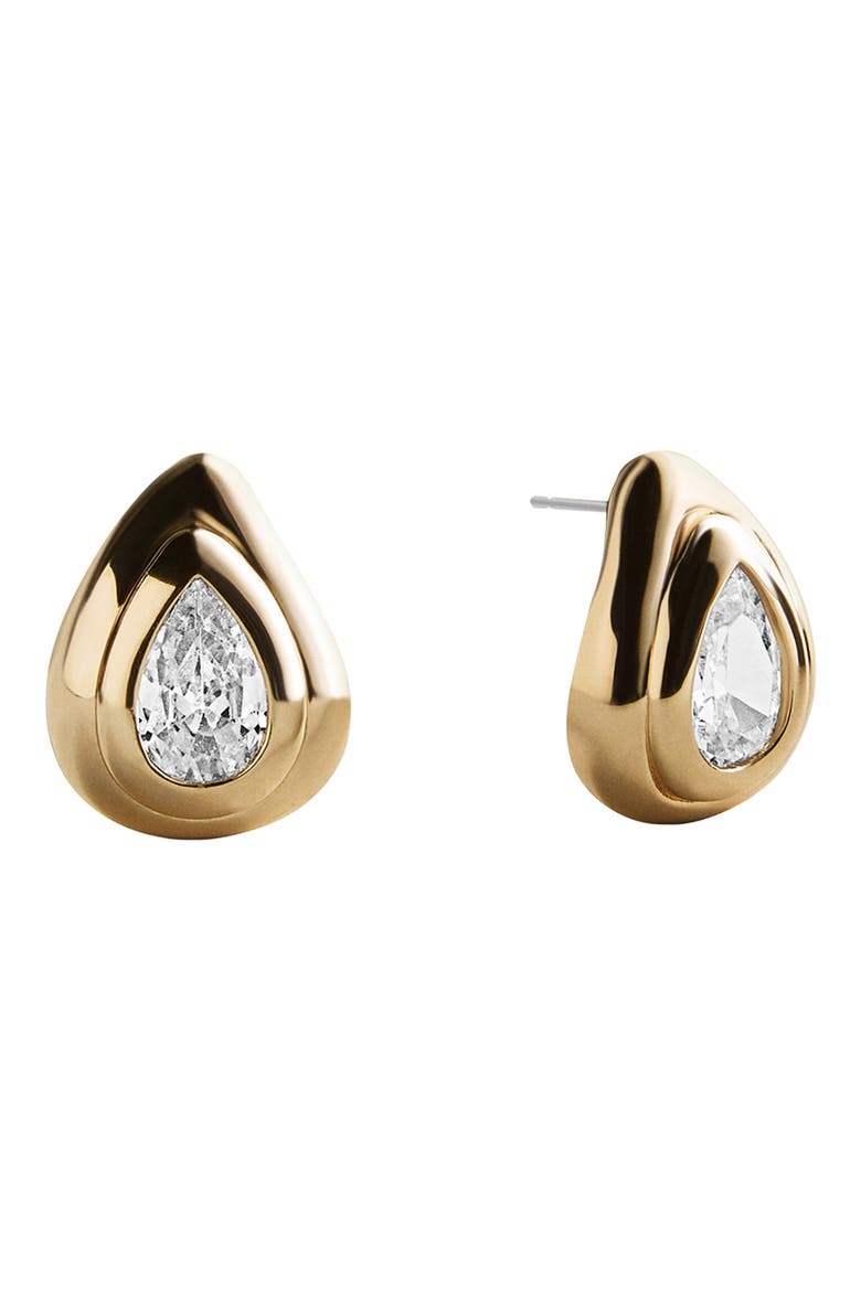 Cassie Cubic Zirconia Stud Earrings, Main, color, CLEAR