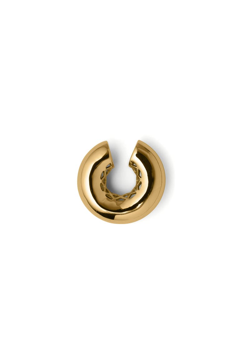 Varsity Ear Cuff, Main, color, GOLD PLATED