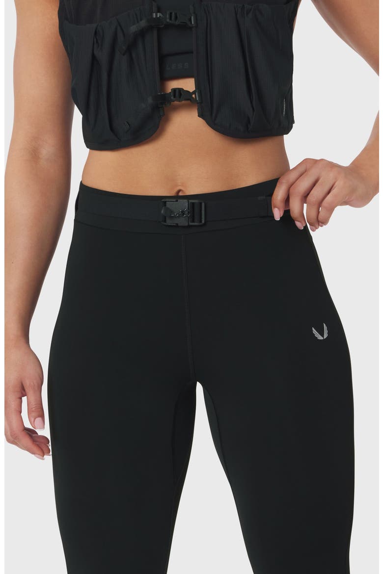 Hybrid Belt Pack Run Legging, Alternate, color, Black