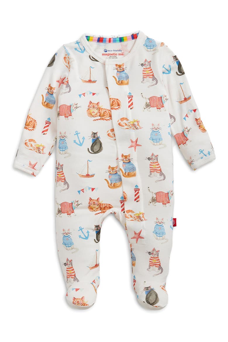 Yachty Pawty Magnetic Footie, Main, color, YACHT