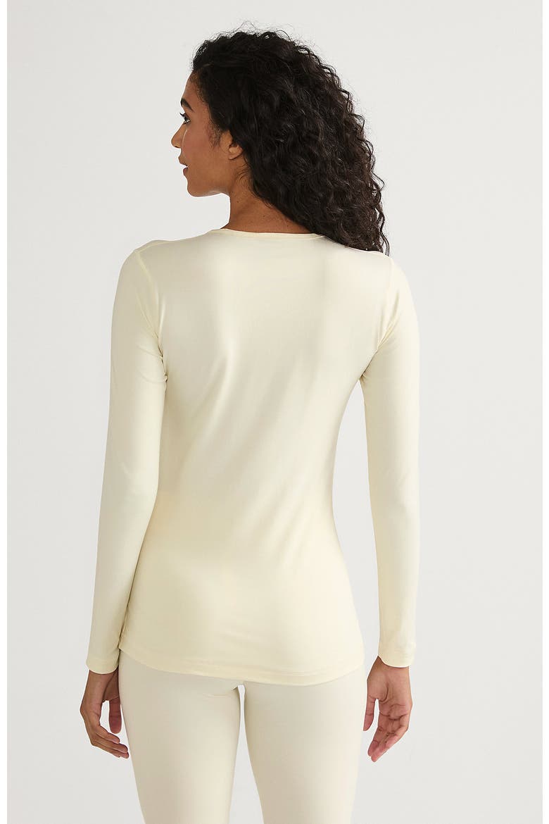 Baselayer Cozy Thermaskin Crewneck Top, Alternate, color, Fresh Ivory
