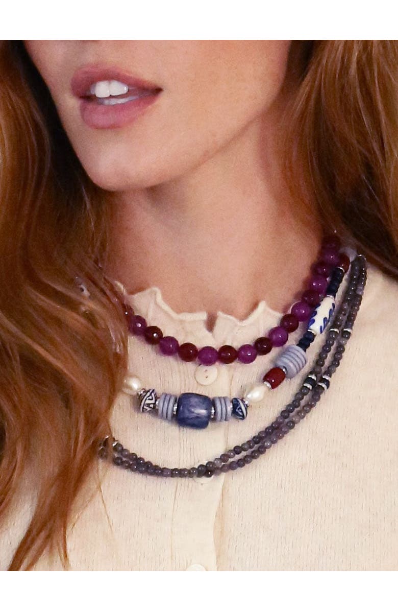 By Lilla Indigo Necklace, Alternate, color, Multi