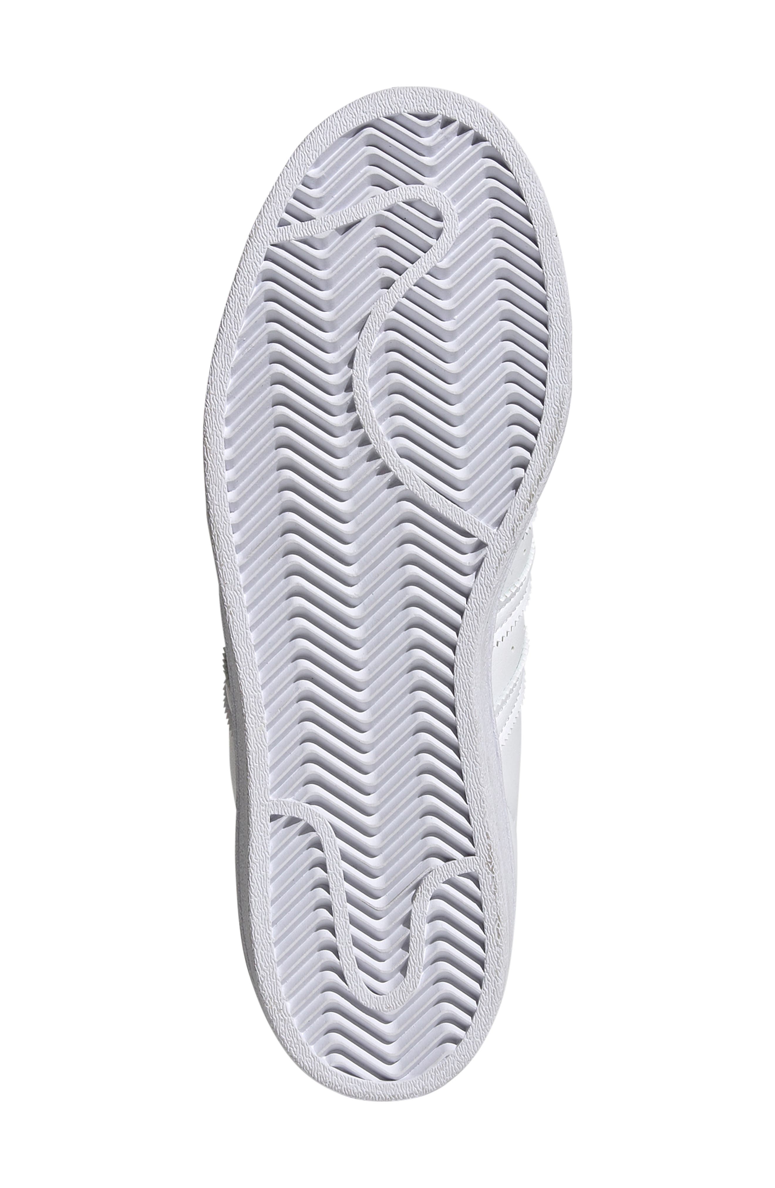 adidas Superstar Embroidered Sneaker, Alternate, color, 