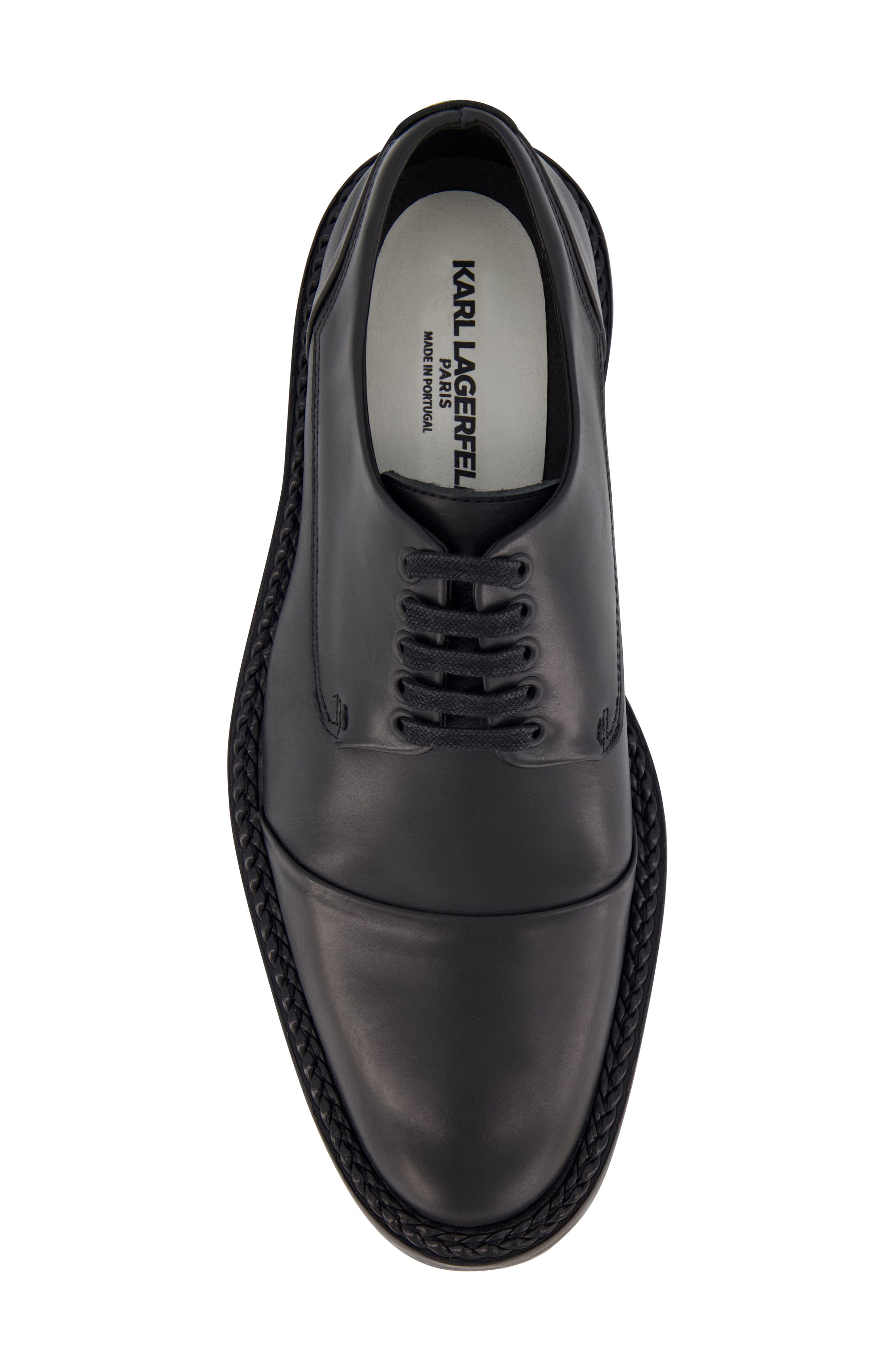 KARL LAGERFELD PARIS Cap Toe Derby, Alternate, color, 