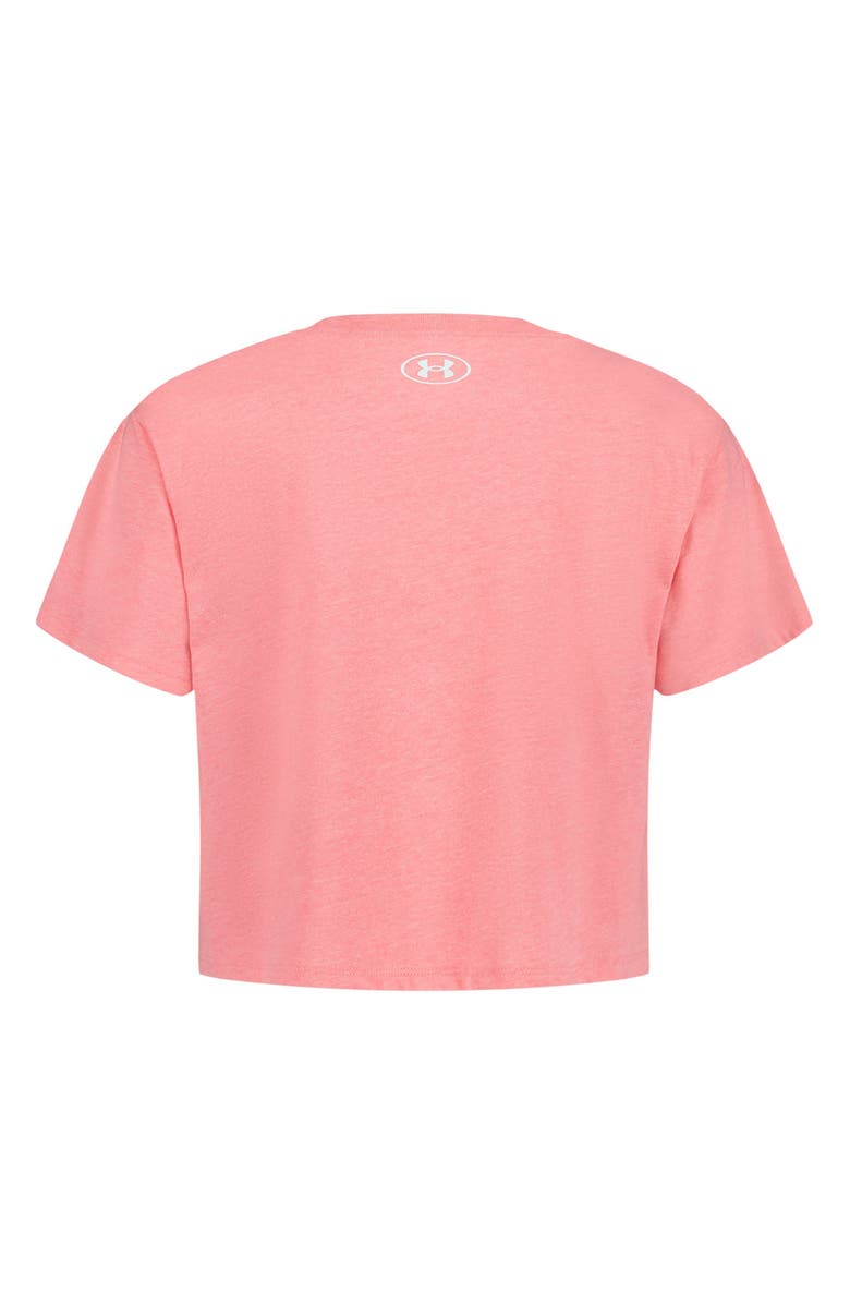 Under Armour Kids' Logo Campus Graphic T-Shirt, Alternate, color, Bittersweet Pink