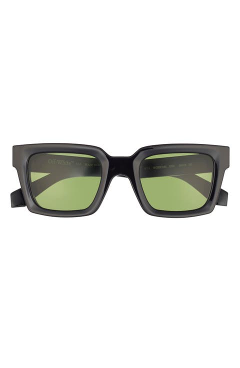 Clip On 50mm Square Sunglasses