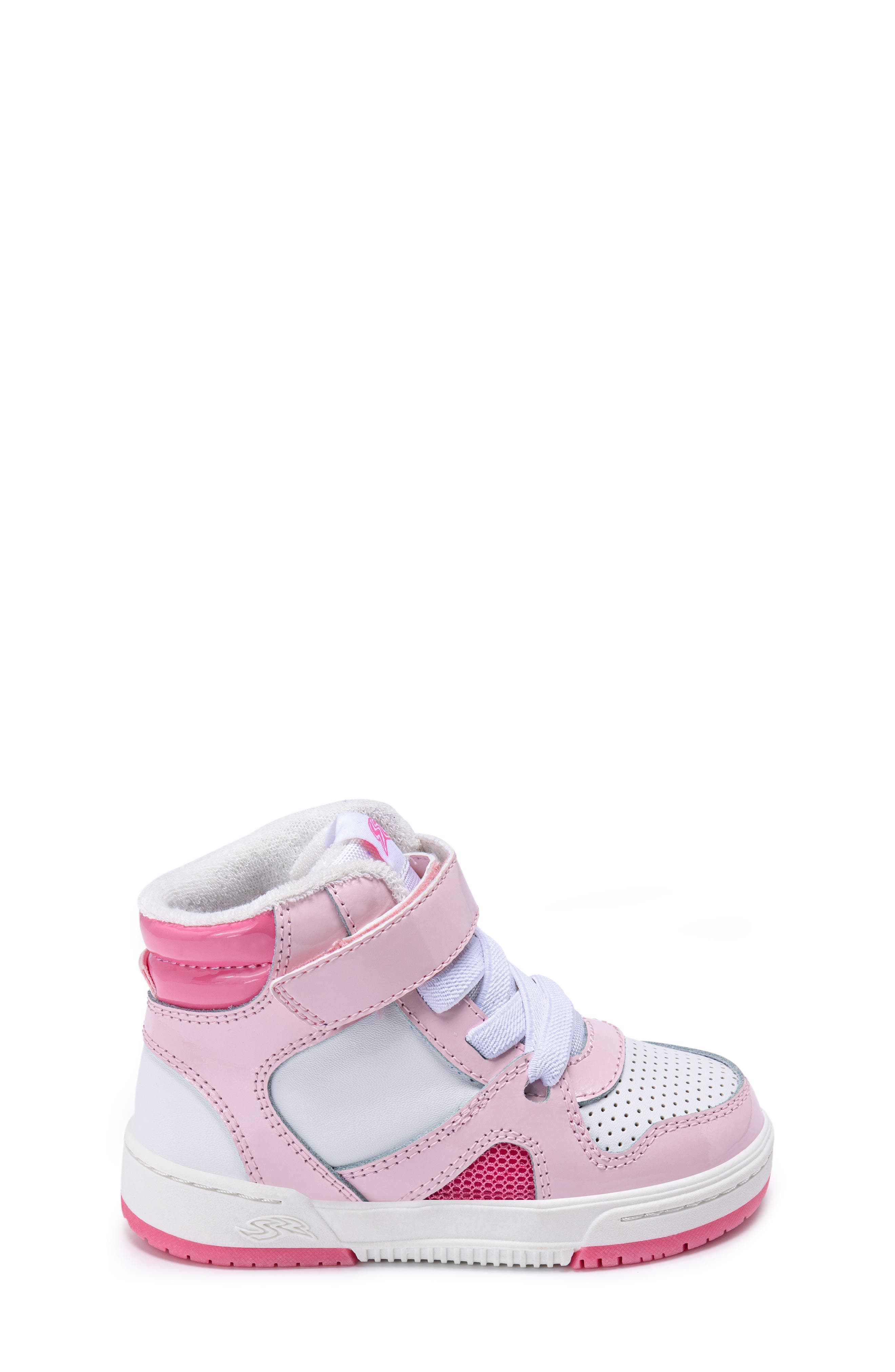 Stride Rite Kids' Madrid High Top Sneaker, Alternate, color, Pink
