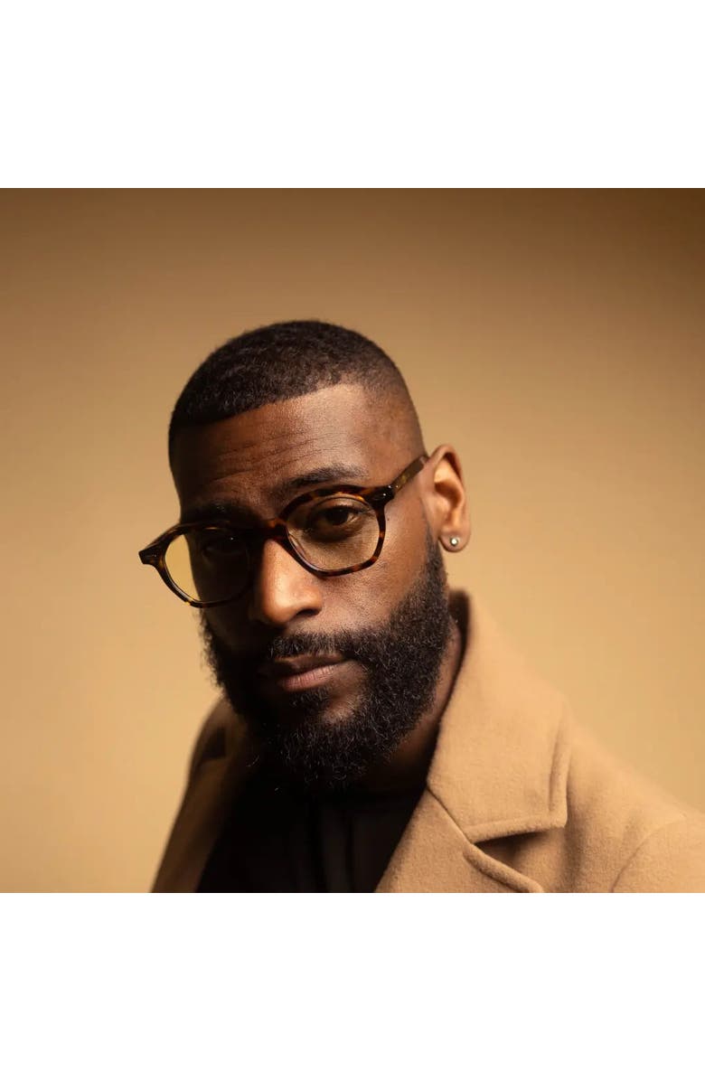 NCMPRBL Dusk 46mm Geometric Eyeglasses, Alternate, color, Brown Tortoise