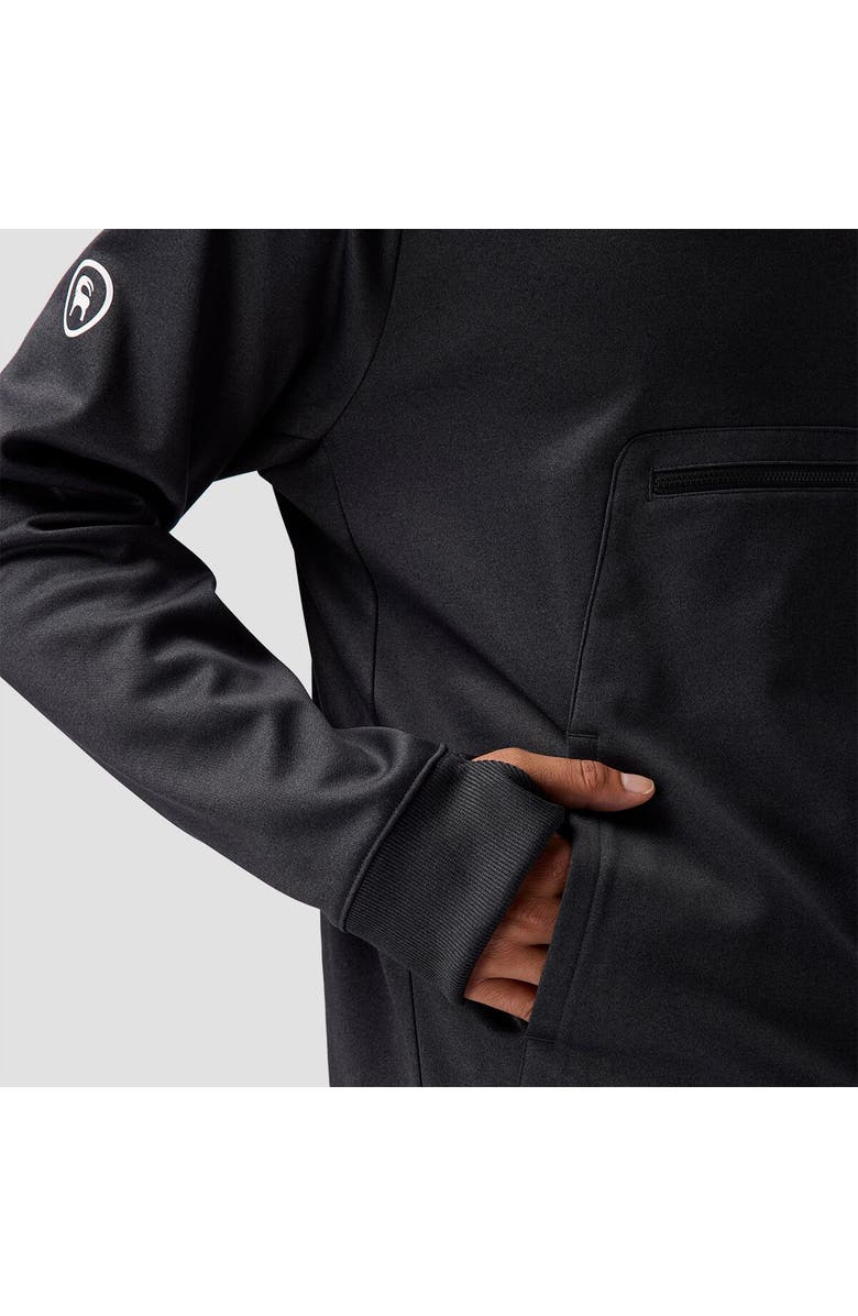 Backcountry Meltdown Water-Resistant Hoodie - Men's, Alternate, color, Black Heather