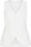 City Chic Devienne Linen Blend Vest