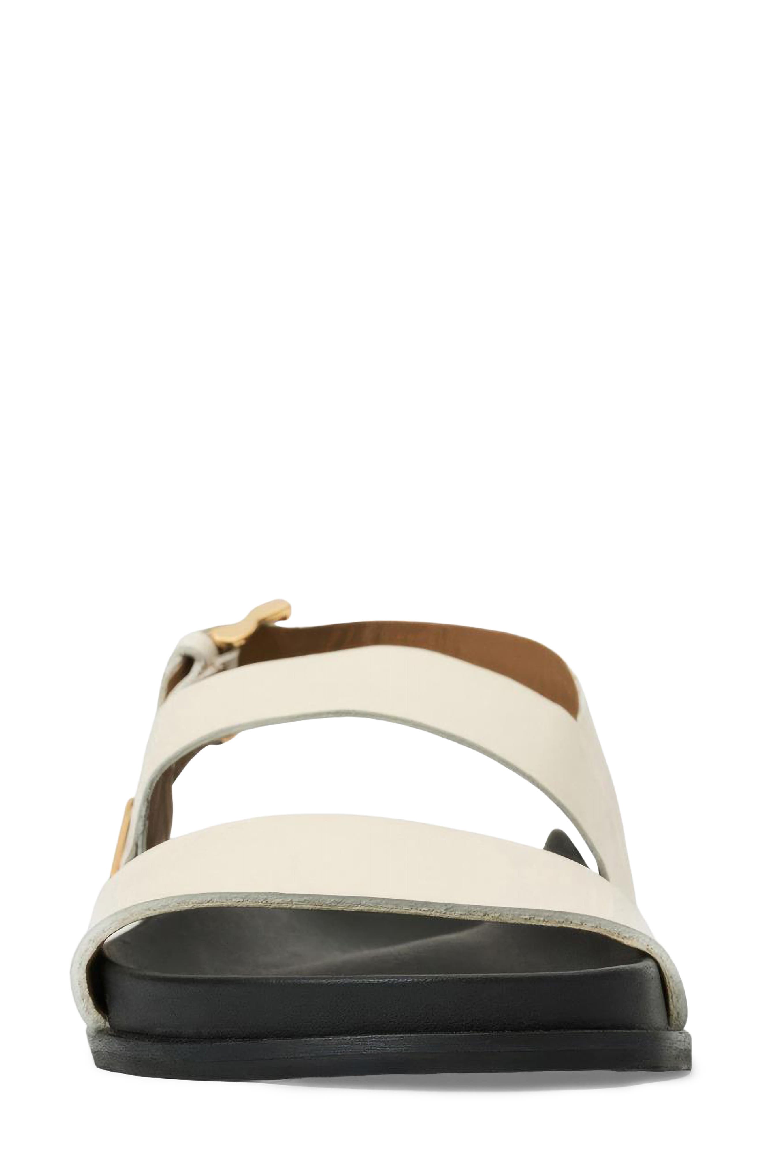 Irma Weatherproof Quarter Strap Sandal, Alternate, color, SOFT WHITE CALF