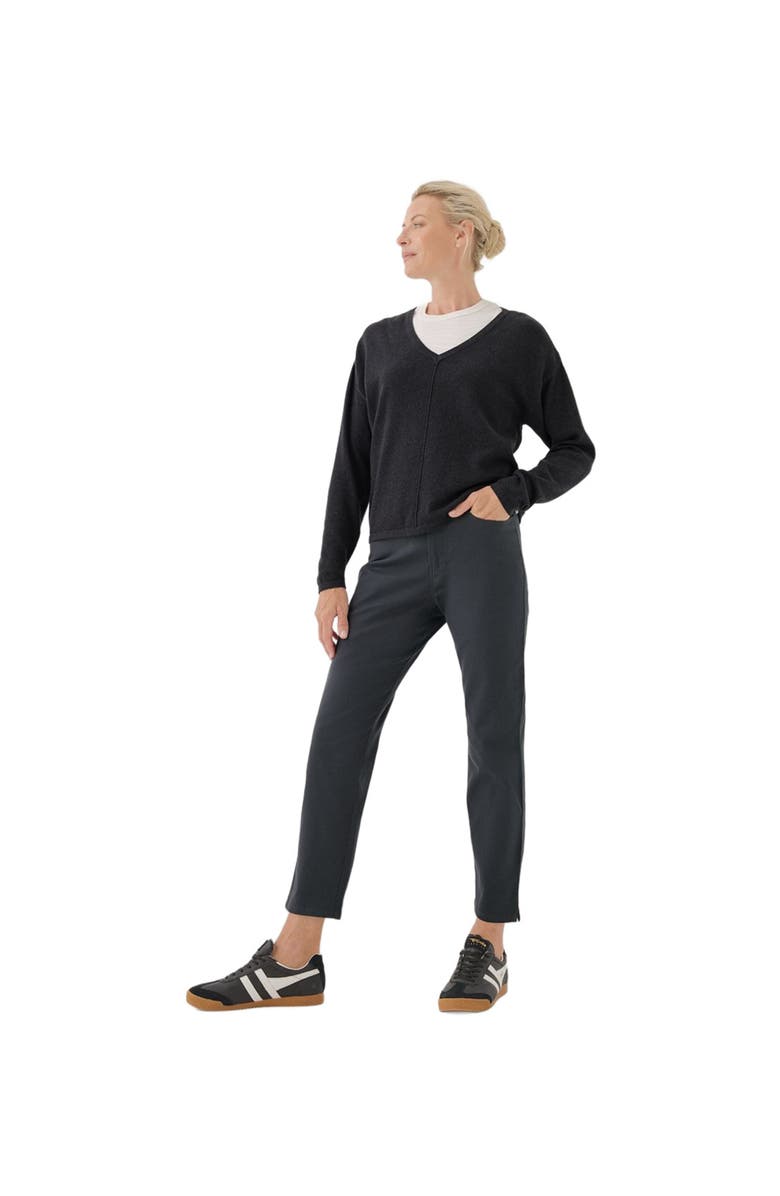 Pact Organic Stretch Twill Denim Slim Straight Pant, Alternate, color, 