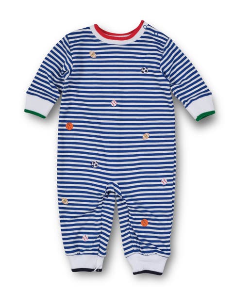 Stripe Knit Longall With Emb Sport Balls (Baby)