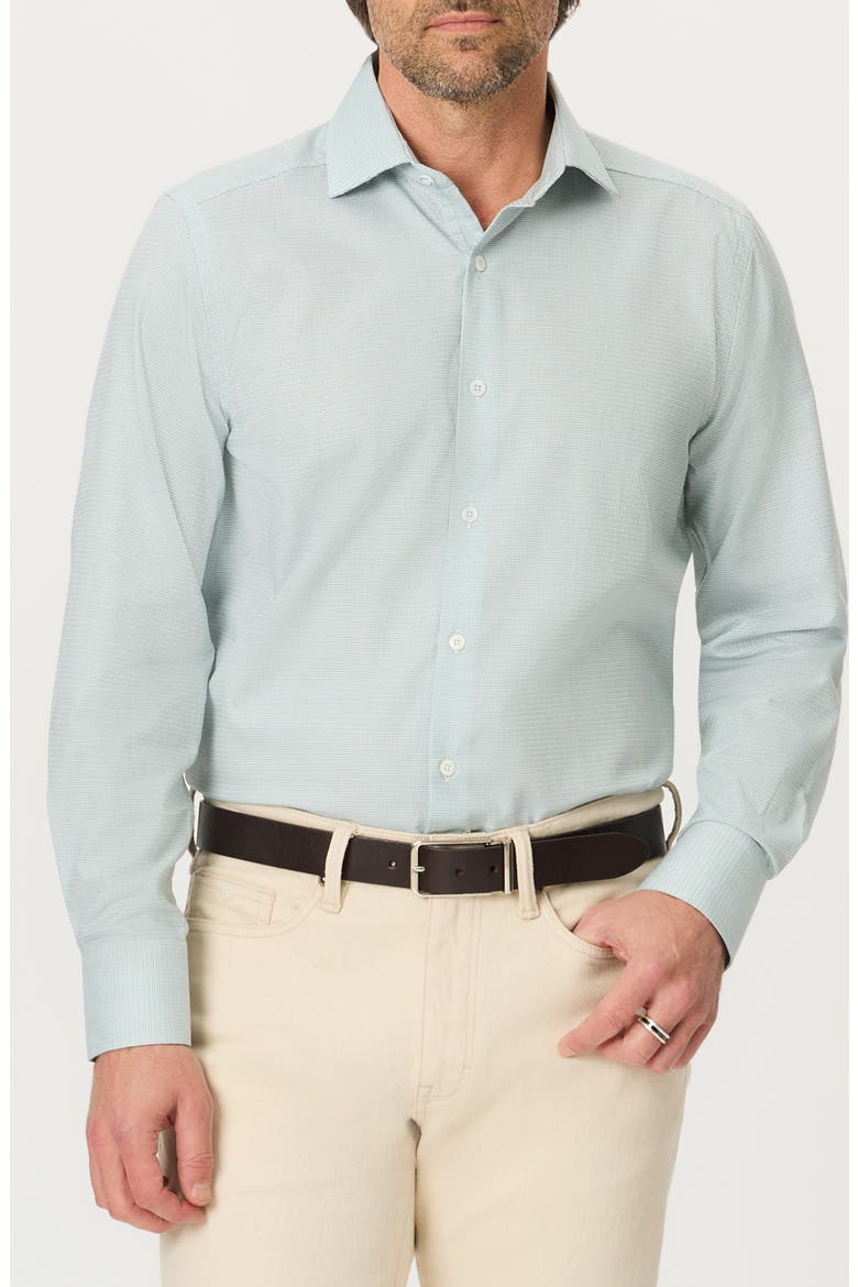 Gallin Cotton Button-Up Shirt, Main, color, GREY MULTI