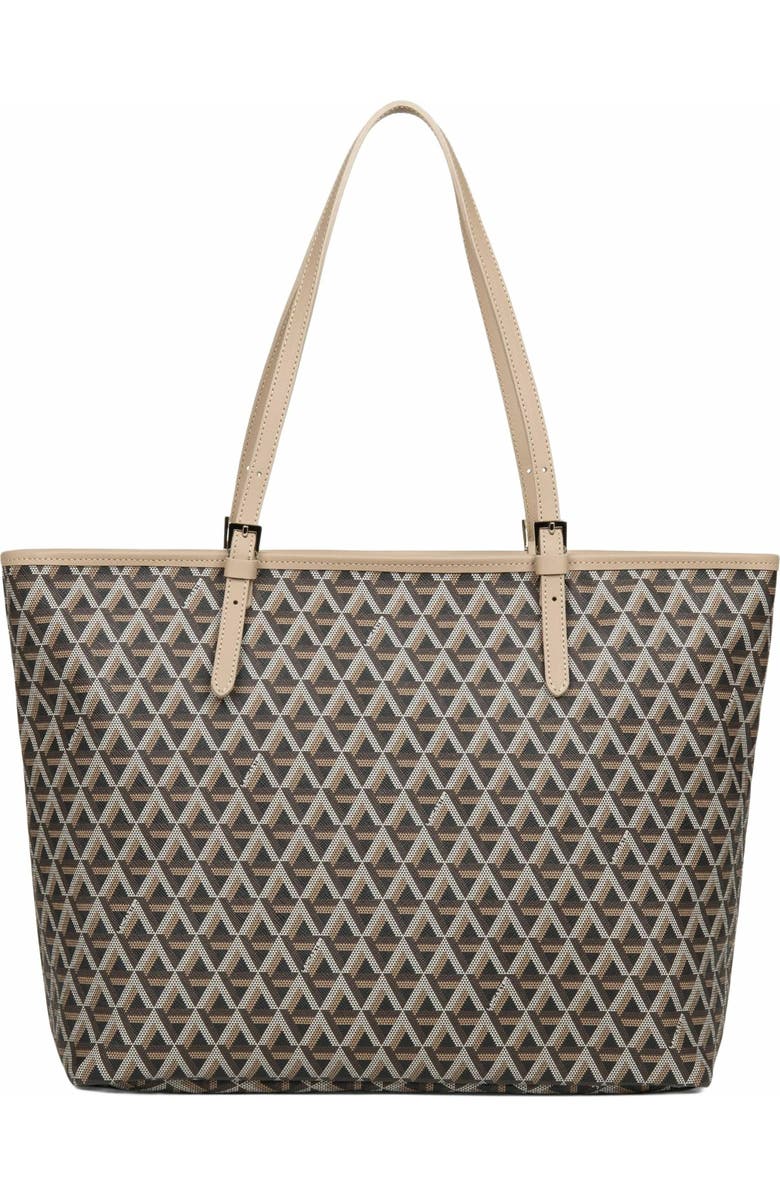 Lancaster Zipped Shoulder Tote Bag L Ikon, Main, color,