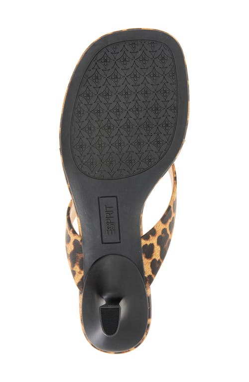 Esprit Elayna Thong Sandal In Leopard