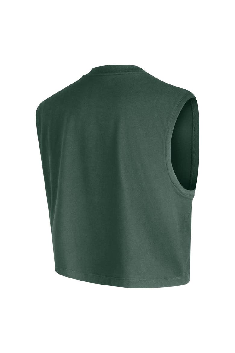 Women's Nike Green Seattle Storm 2026 Authentic On-Court Sleeveless Cropped T-Shirt, Alternate, color, Green