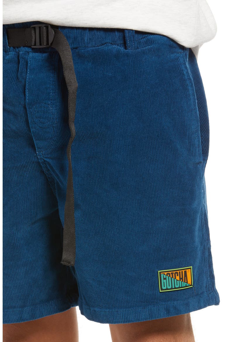 Marrietta Stretch Corduroy Shorts, Alternate, color, MAJOLICA BLUE