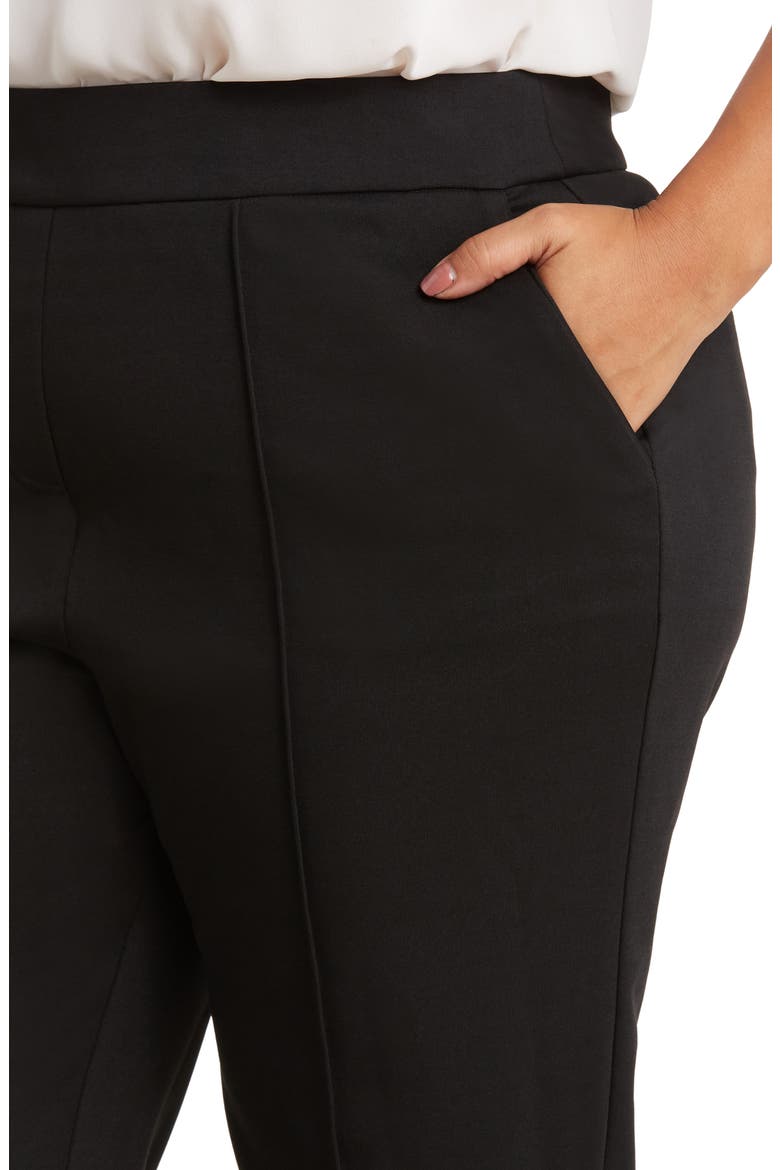 Pintuck Pants, Alternate, color, BLACK