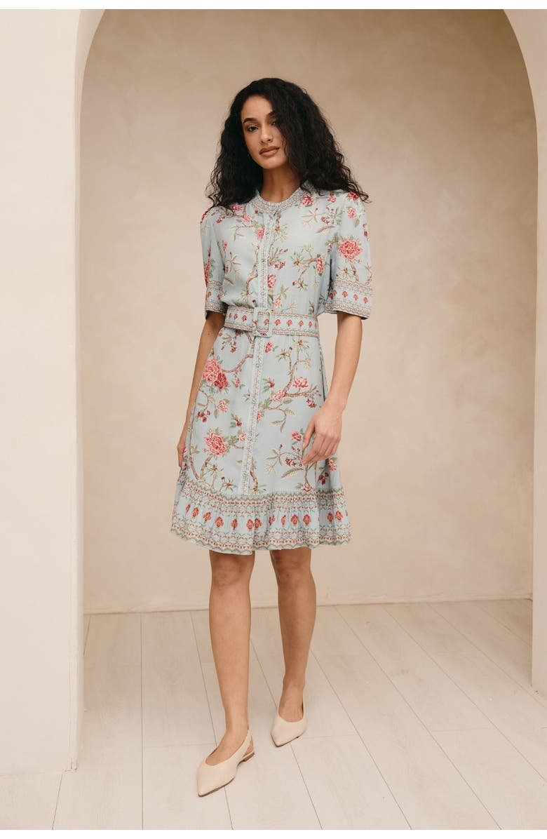 RAISHMA Everly Blue Dress, Main, color, Blue