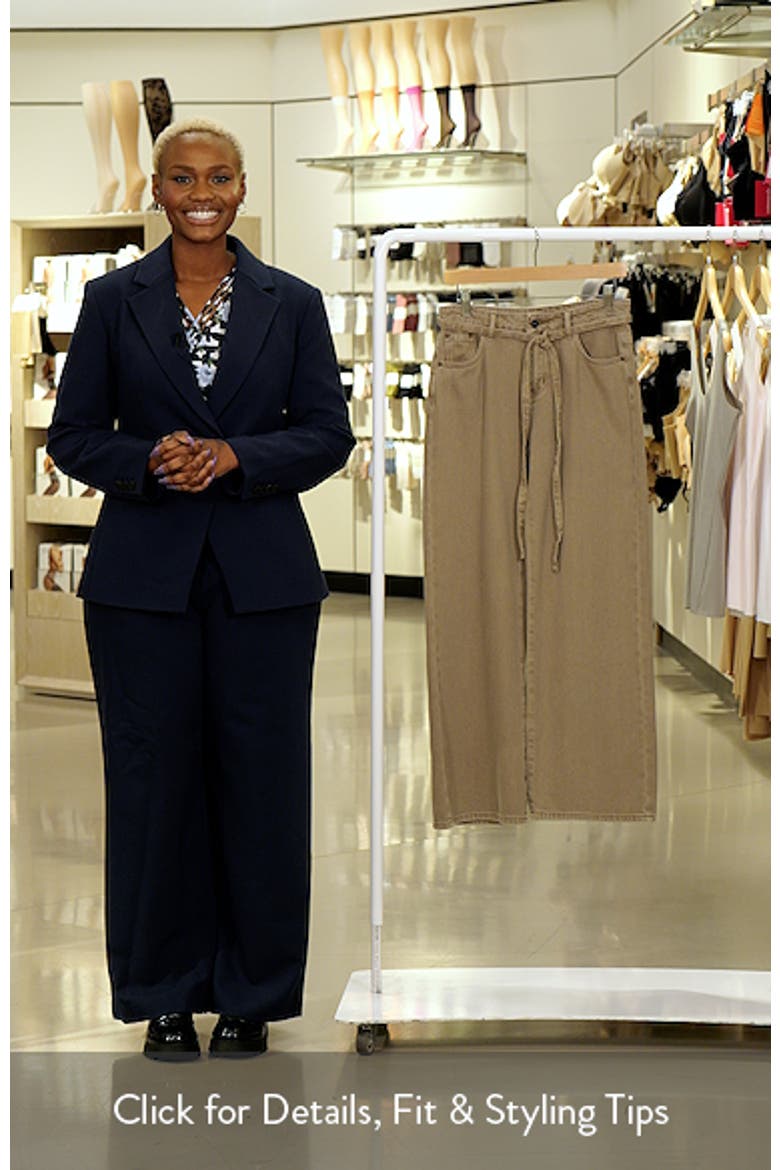 Hudson Oversize Tie Belt Wide Leg Jeans video
