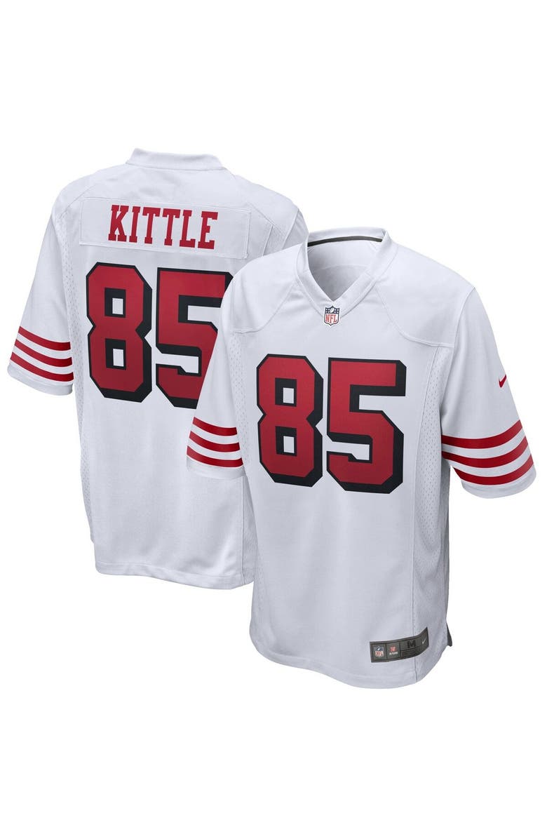 Nike Men's Nike George Kittle White San Francisco 49ers Alternate Game Jersey, Alternate, color,
