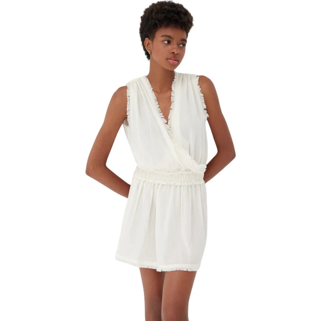Labeca London Daphne Mini Cotton Dress In Sand