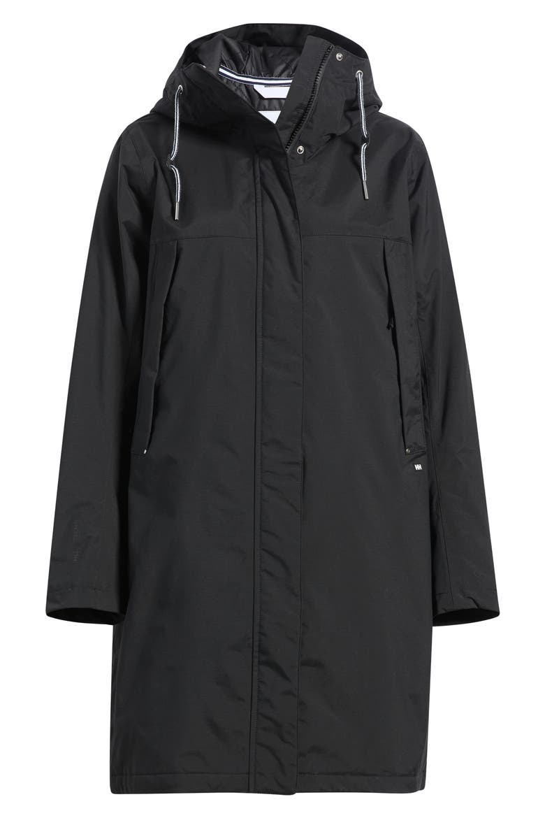 Hvaler Insulated Raincoat, Main, color, BLACK