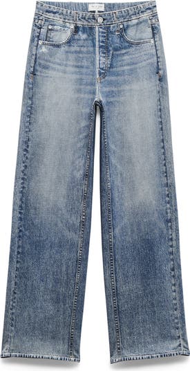 Miramar Wide Leg Cotton Terry Sweatpant Jeans