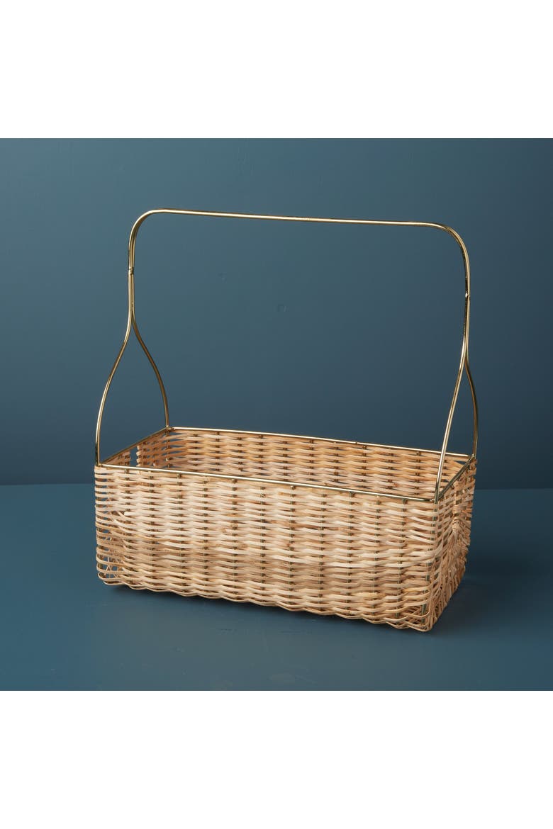 Rowan Caddy Basket, Alternate, color, Natural