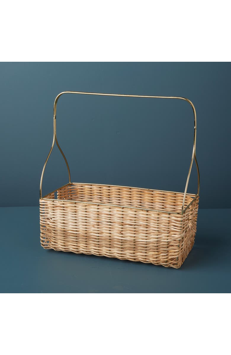 Be Home Rowan Caddy Basket, Alternate, color, Natural