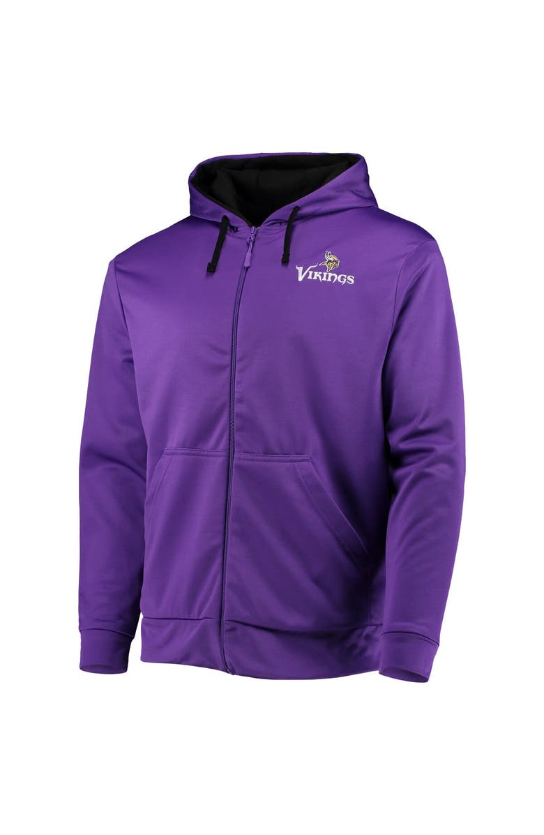DUNBROOKE Men's Dunbrooke Purple/Black Minnesota Vikings Apprentice Full-Zip Hoodie, Alternate, color, Purple