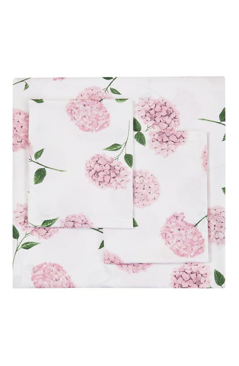 Floral Cotton Duvet & Sham Set