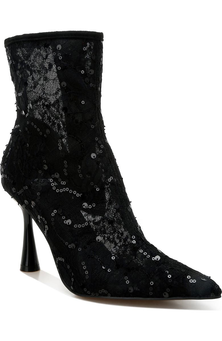 Rag & Co Samia Sequin Lace Boot, Main, color,