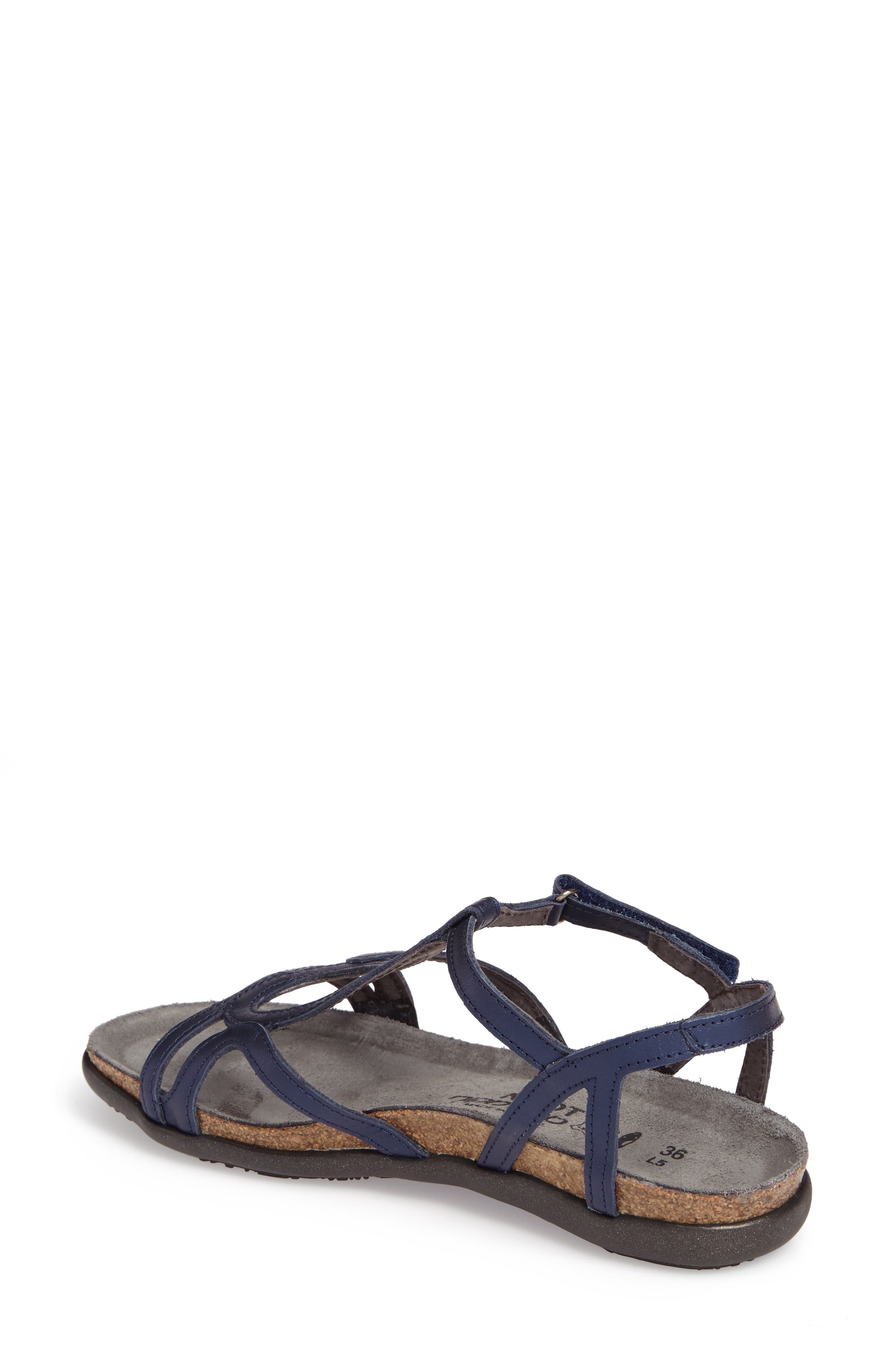 Dorith Sandal, Alternate, color, POLAR SEA LEATHER